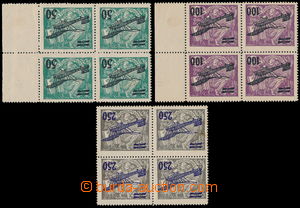 190104 -  Pof.L4-L6 Pp, II. airmail provisional issue, complete set i
