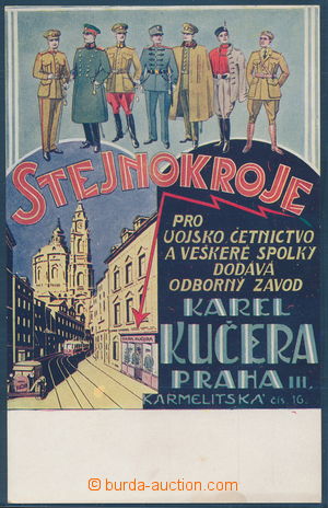 190158 - 1925-1930 KAREL KUČERA - STEJNOKROJE pro vojsko, četnictvo