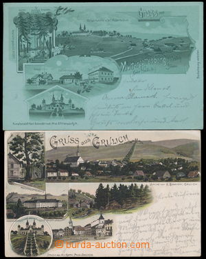 190169 - 1898 KRÁLÍKY (Grulich) + Muttergottesberg (Hora Matky Bož