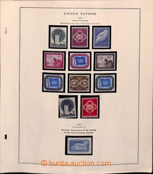 190399 - 1951-1966 [SBÍRKY]  hezká sbírka OSN z vymezeného obdob