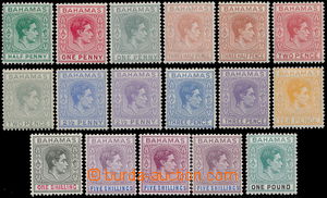 190442 - 1938-1952 SG.149-157, George VI. ½P - £1; nominal 