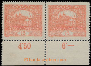 190584 -  Pof.7I STs, 15h cihlově červená, 2-páska s dolním okra