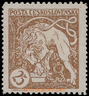 190693 -  Pof.28Ba, 25h light brown, line perforation 11½; : 13&