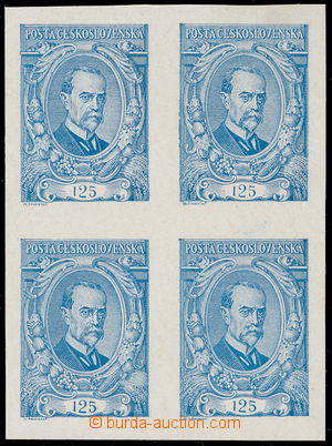 190750 -  PLATE PROOF  palte proof of the value 125h ultramarine, all