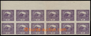 190845 -  Pof.11 joined bar types, 25h violet, blk-of-12 with upper m