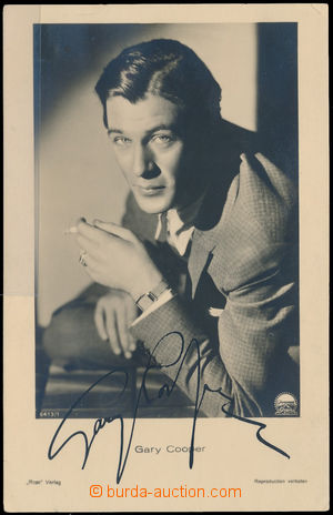 190885 - 1930 COOPER Gary (1901-1961), slavný American movie actor, 