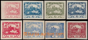 190981 -  PLATE PROOF  selection of 7 plate proofs of the value 10h i