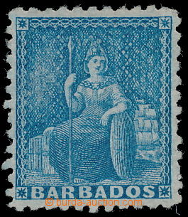 191020 - 1870 SG.37, Britannia 1P modrá, zoubkování 11-12½, t