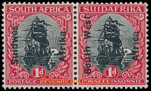 191032 - 1927 SG.46a, 2-páska 1P Dromedaris, přetisk SUIDWES AFRIKA
