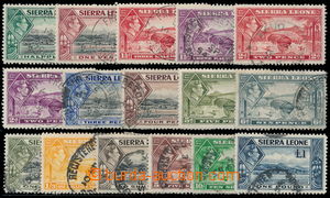 191058 - 1938 SG.188-200, Jiří VI. 1/2P-1£; kompletní série,