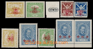 191081 -  Pof.170-172, kompletní série + krajová 2-páska Pof.172S