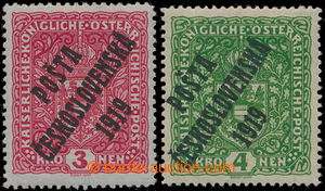 191150 -  Pof.49I, Znak 3K červená, úzká, našedlý papír, zk. G