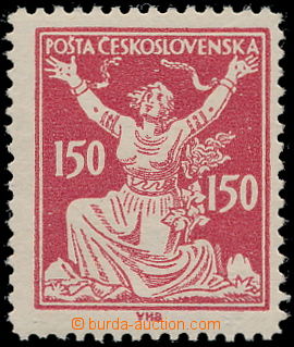 191207 -  Pof.159B, 150h red, type I., line perforation 13¾;; ex