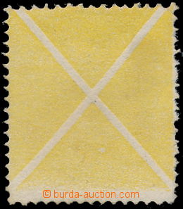 191215 - 1858 Ondřejský kříž velký z archu 2Kr, žlutý; velmi 