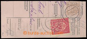 191243 - 1919 FISCAL KOLEK 10h, cut Austrian parcel dispatch-note wit