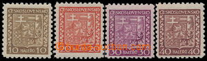 191286 - 1929 Pof.249x, 250x, 252x, 253x, Coat of arms 10h-40h, compl