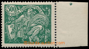 191292 -  Pof.168B, 500h zelená, HZ 13¾ : 13½, hezký syt