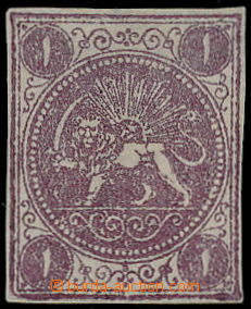 191302 - 1870 Sc.1, Lev 1Ch, fialová (dull violet), oblíbená a vel