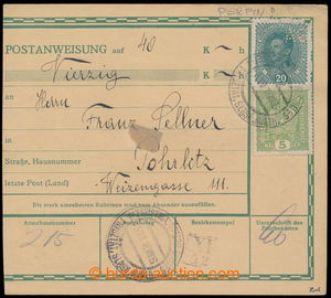 191332 - 1918 Maxa F71, larger part dispatch-note franked with. forer