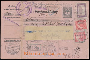 191379 - 1918 whole money postal order 2f, V. issue 1914, for amount 