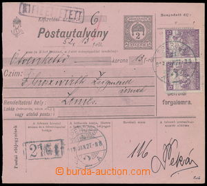 191387 - 1919 ŽENCI / BÍLÉ ČÍSLICE  larger part Hungarian post. 