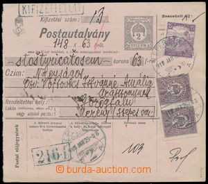 191414 - 1919 POŠTOVNÍ SPOŘITELNA větší díl uherské peněžn