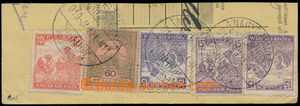 191419 - 1919 TURUL / cut Hungarian post. dispatch-note franked with.
