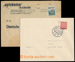 191516 - 1939 tiskopis vyfr. zn. Alb.4, DR B. BYSTRICA/ 5.IV.39 + fir