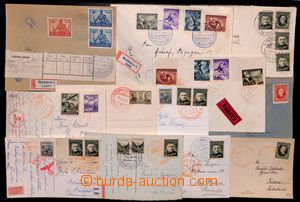 191522 - 1939-44 MOBILE POST OFF. (BUS)  comp. 12 pcs of entires, all