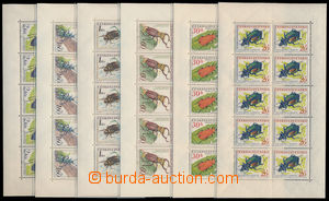 191551 - 1962 Pof.PL1279-1284, Beetles, complete set, good quality