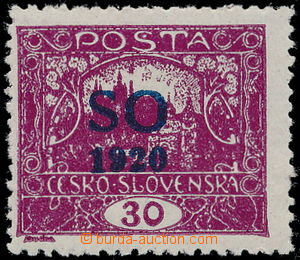 191586 -  Pof.SO10aNa C, Hradčany 30h tmavě fialová, HZ 13¾, 