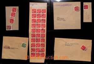 191589 - 1945-1949 [SBÍRKY]  sbírka 17ks novinových rukávů a adr