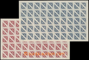 191595 - 1940 Alb.DR1-DR2, Delivery stmp, complete 200 kusové sheets