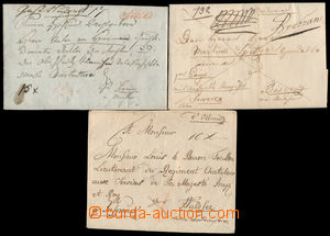 191634 - 1800-1820 ČESKÉ ZEMĚ/  3 zajímavé soukromé dopisy, ru