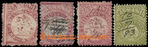 191662 - 1863-1880 SG.F9(2x), F13, F15, Poštovně fiskální známky
