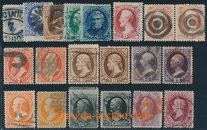 191670 - 1870-1879 Sc.145-190, Bank Note Issues - nominálně komplet
