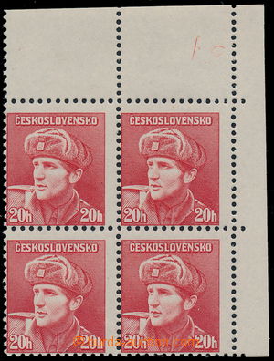 191784 - 1945 Pof.389, Londýnské vydání 20h, pravý horní rohov