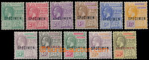 191819 - 1921-1927 SG.272-282, Jiří V. 1c-96c; kompletní série s 