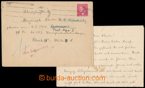 191888 - 1942 KT  AUSCHWITZ  dopis zaslaný na českého vězně do K