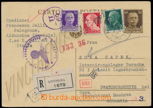 191929 - 1943 IT SVATOBOŘICE U KYJOVA  dopisnice zaslaná z Itálie 