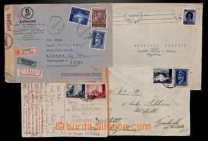 191954 - 1941-1943 comp. of 4 entires mainly sent to Bohemia-Moravia,