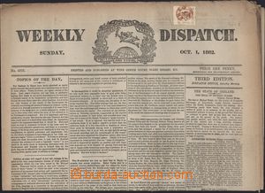 191971 - 1882 complete newspaper Weekly Dispatch (16 sides), 2 variou