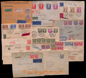 191989 - 1940-1944 [COLLECTIONS]  selection of 24 entires addressed m