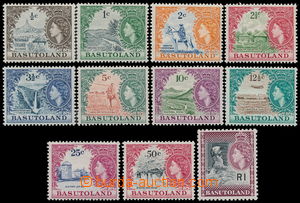 192032 - 1961-1963 SG.69-79, Alžběta II. - Motivy; kompletní séri