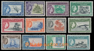 192033 - 1956 SG.64-75, Alžběta II. - Motivy; kompletní série, le