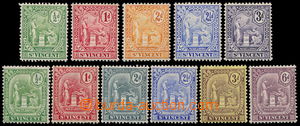 192038 - 1907-1911 SG.94-98, 102-107, sestava 2 kompletních sérií 