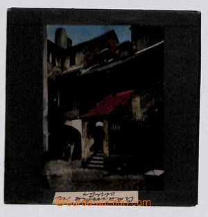 192093 - 1909 PRAGUE - JUDAICA, extinct Jewish ghetto; coloured diapo