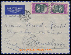 192118 - 1938 FRANCOUZSKÝ SUDÁN,  dopis do ČSR s násobnou 3-barev