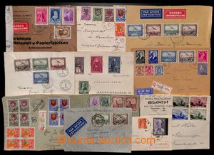 192125 - 1929-1941 selection of 11 Reg-Ex- and airmail letters, i.a. 