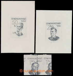 192239 -  PLATE PROOF  Pof.2643 and 2645, Heroes of Resistance 50h an